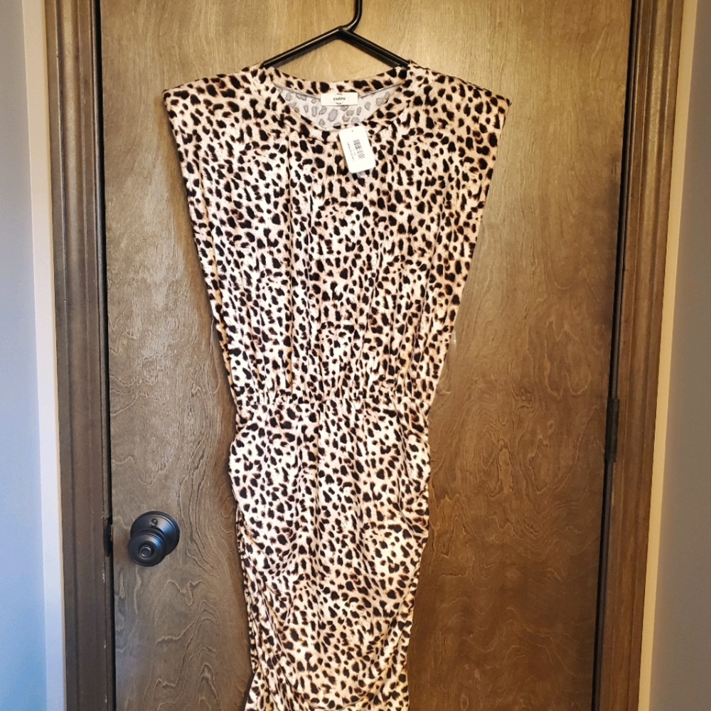 Leopard print dress